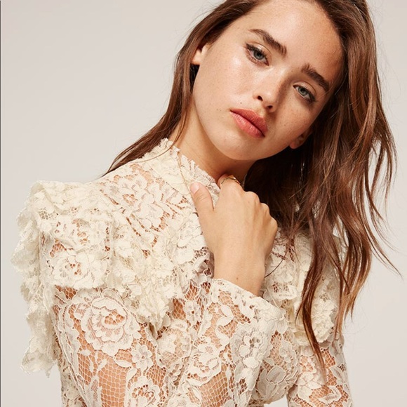 SOLD Reformation lace top - Picture 2 of 3